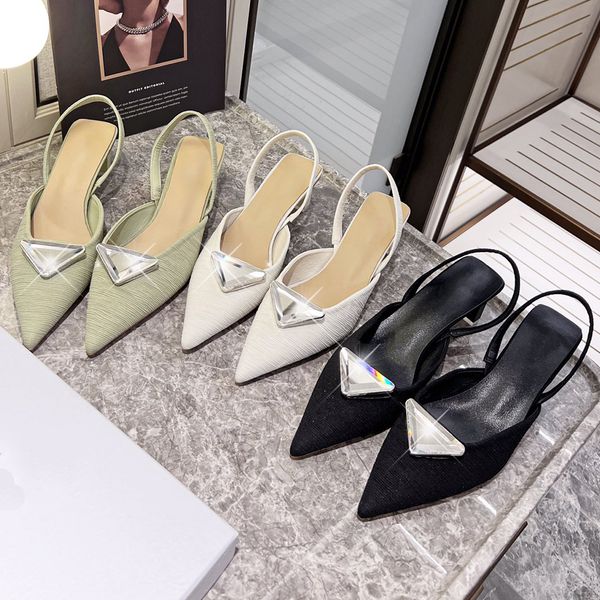 goddess fan half pack sandals shoes high heels large grain triangular rhinestones embellished to deduce temperament fashion and versatile fa, Black
goddess fan half pack sandals shoes high heels large grain triangular rhinestones embellished to deduce temperament fashion and versatile fa, Black
