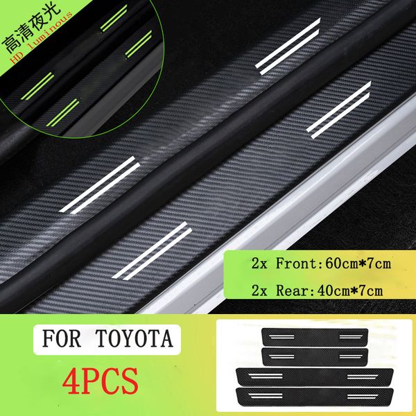 4pcs car door luminous sill anti scuff protector carbon fiber step cover for toyota
4pcs car door luminous sill anti scuff protector carbon fiber step cover for toyota