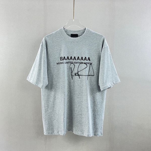 22ss summer europe paris signature letter brocken tee fashion mens short sleeve tshirt women clothes casual cotton t shirts, Black;brown
22ss summer europe paris signature letter brocken tee fashion mens short sleeve tshirt women clothes casual cotton t shirts, Black;brown