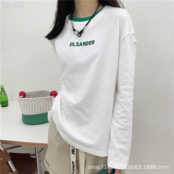 women's t-shirt designer white long sleeved t-shirt women's spring 2022 new loose thin inner medium foreign style bottomed shirt f
women's t-shirt designer white long sleeved t-shirt women's spring 2022 new loose thin inner medium foreign style bottomed shirt f