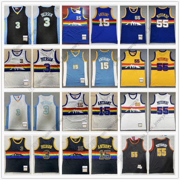 retro mitchell and ness basketball jerseys 06-07 iverson 3 allen anthony 15 carmelo mutombo 55 dikembe blue black jersey size s--xxl, Black;red
retro mitchell and ness basketball jerseys 06-07 iverson 3 allen anthony 15 carmelo mutombo 55 dikembe blue black jersey size s--xxl, Black;red