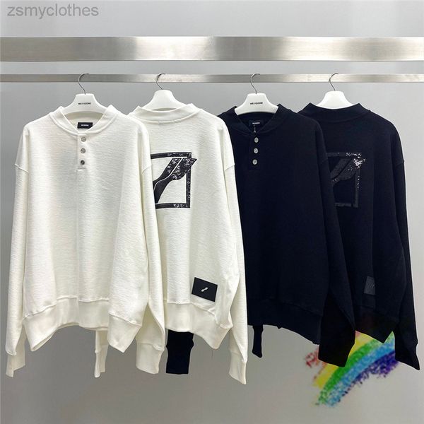 half cardigan we11done sweatshirts men women sequin embroidery welldone hoodie oversize crewneck, Black
half cardigan we11done sweatshirts men women sequin embroidery welldone hoodie oversize crewneck, Black