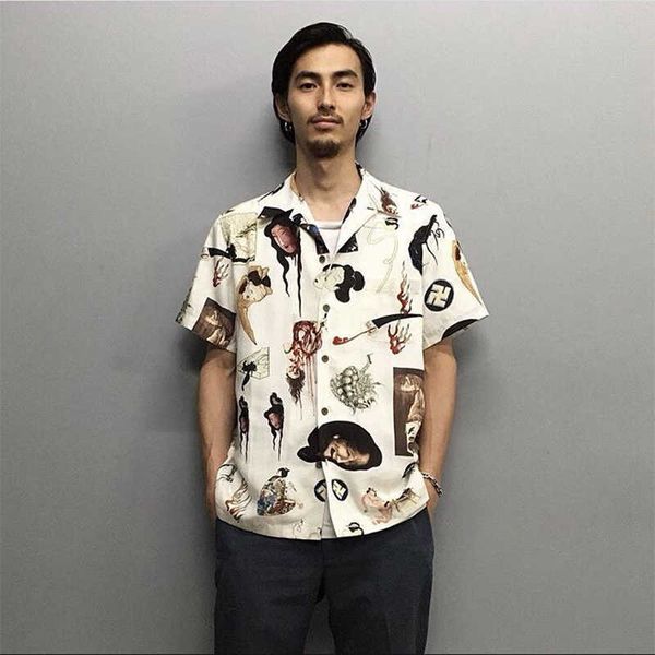 men's casual shirts jiangxin wakeo18ss ghost night travel ukiyo painting thin print hawaiian short sleeve shirt, White;black
men's casual shirts jiangxin wakeo18ss ghost night travel ukiyo painting thin print hawaiian short sleeve shirt, White;black