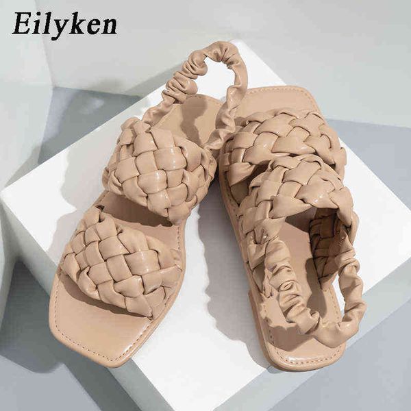 sandals eilyken summer new design weave square toe heels flat gladiator beach womens slides shoes 220317, Black
sandals eilyken summer new design weave square toe heels flat gladiator beach womens slides shoes 220317, Black