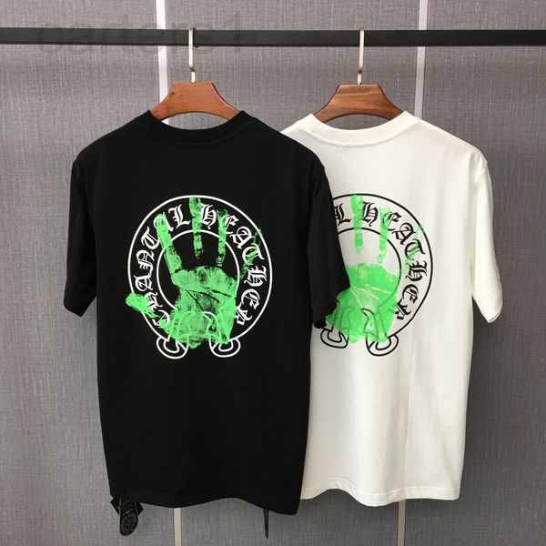 men's t-shirts designer ch summer brand round neck short sleeve t-shirt palm graffiti spray horseshoe scroll sanskrit printing for men, White;black
men's t-shirts designer ch summer brand round neck short sleeve t-shirt palm graffiti spray horseshoe scroll sanskrit printing for men, White;black