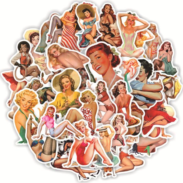 new waterproof 10/30/50pcs retro pin up girl stickers diy skateboard car bike phone notebook lapluggage kids sticker toy sticker
new waterproof 10/30/50pcs retro pin up girl stickers diy skateboard car bike phone notebook lapluggage kids sticker toy sticker