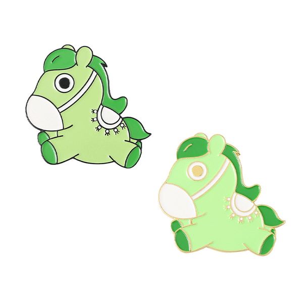 cartoon cute animal green pony enamel pins wearing a mask pony take care alloy brooch badge personality jewelry gift for friends, Gray
cartoon cute animal green pony enamel pins wearing a mask pony take care alloy brooch badge personality jewelry gift for friends, Gray