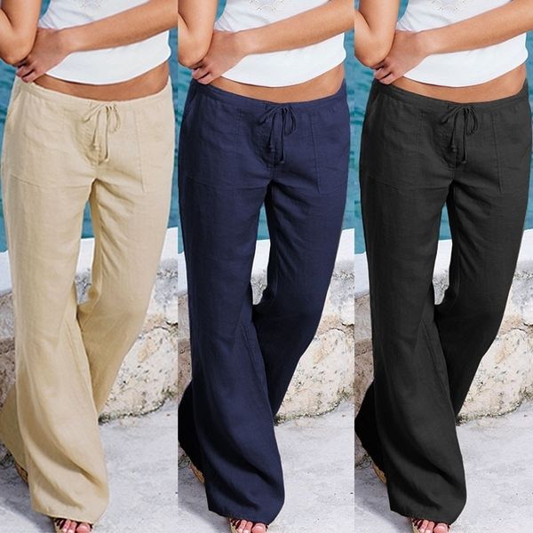 zanzea cotton linen pant wide leg pants casual solid long trousers work office pantalones streetwear sweatpants y200418, Black;white
zanzea cotton linen pant wide leg pants casual solid long trousers work office pantalones streetwear sweatpants y200418, Black;white