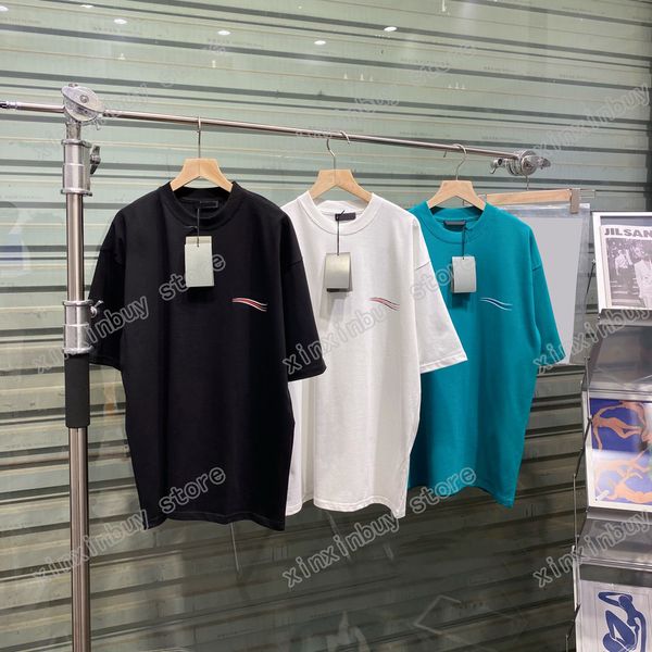 22ss men women designers t shirts tee paris sea wave print cotton short sleeve crew neck streetwear xinxinbuy black white green xs, White;black
22ss men women designers t shirts tee paris sea wave print cotton short sleeve crew neck streetwear xinxinbuy black white green xs, White;black