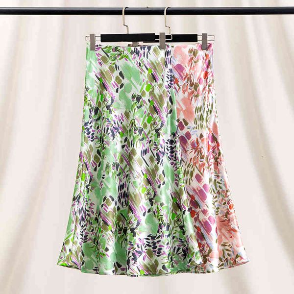 skirts green oil painting style printing high-end triacetic acid satin a-line skirt high-grade sense floral summer medium length, Black
skirts green oil painting style printing high-end triacetic acid satin a-line skirt high-grade sense floral summer medium length, Black
