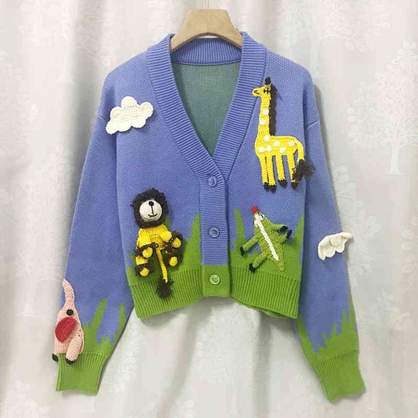 women's sweaters wool high edition autumn heavy industry design feeling sweet and playful v-neck knitted cardigan jacket women, White;black
women's sweaters wool high edition autumn heavy industry design feeling sweet and playful v-neck knitted cardigan jacket women, White;black