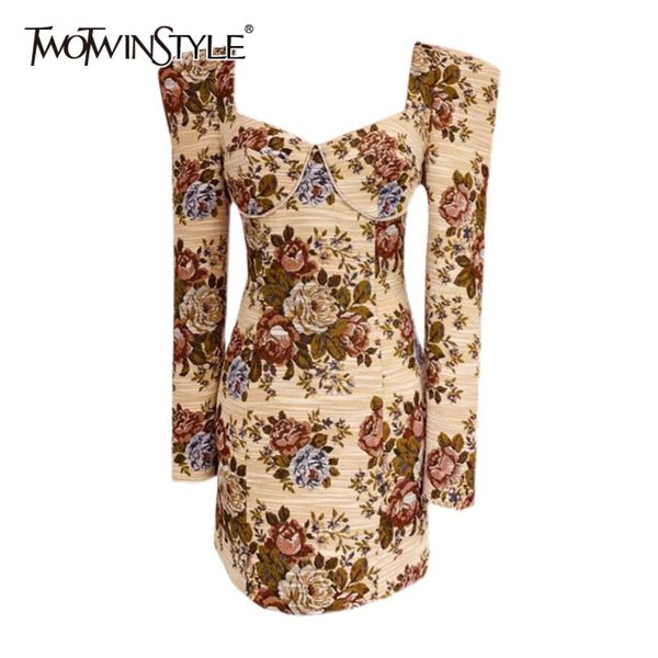 print floral dress for women square collar long sleeve high waist hit color slim mini dresses female fashion 210423, Black;gray
print floral dress for women square collar long sleeve high waist hit color slim mini dresses female fashion 210423, Black;gray
