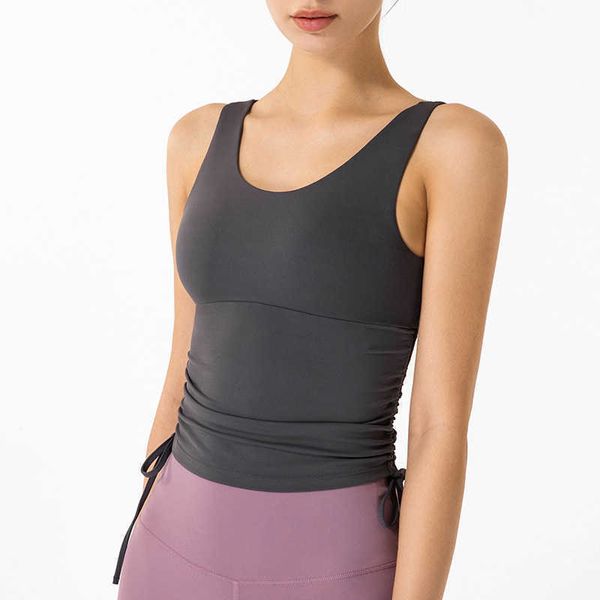 u-shaped back yoga outfits tanks vest sports underwear women fitness bra running gym clothes solid color string slim camis shirts, White;red
u-shaped back yoga outfits tanks vest sports underwear women fitness bra running gym clothes solid color string slim camis shirts, White;red