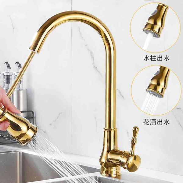 kitchen faucets all copper gold kitchen faucet pull-out vegetable washing basin sink and cold household telescopic rotary dishwasher myg4
kitchen faucets all copper gold kitchen faucet pull-out vegetable washing basin sink and cold household telescopic rotary dishwasher myg4