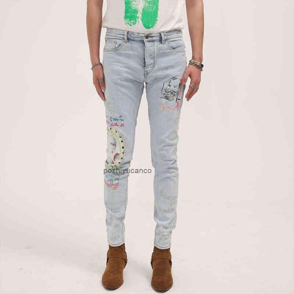 amirs designer men jeans ch amirs high street tide brand washing water light blue printed letters graffiti slim fit little foot jeans me zil
amirs designer men jeans ch amirs high street tide brand washing water light blue printed letters graffiti slim fit little foot jeans me zil