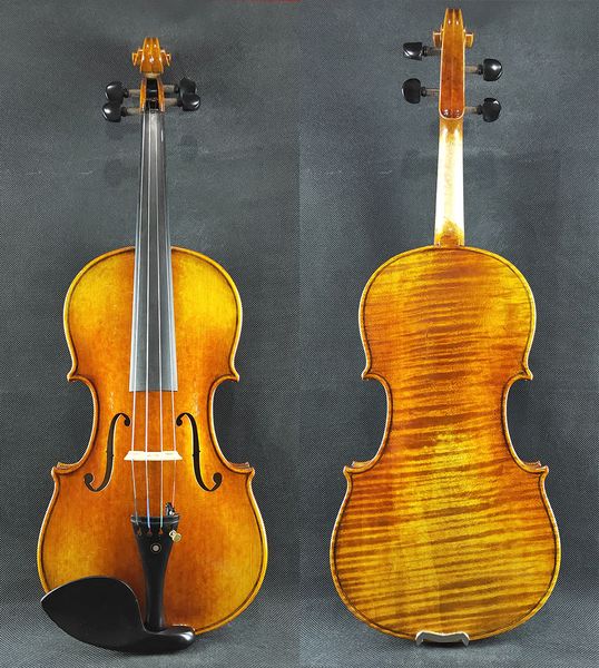 one piece back selected an excellent bench made master violin 4/4 han luthiery 2010 #2615 master level
one piece back selected an excellent bench made master violin 4/4 han luthiery 2010 #2615 master level