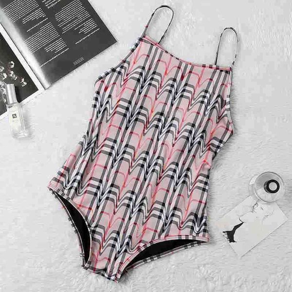 swimsuit one piece printed swimsuit backless, White;black
