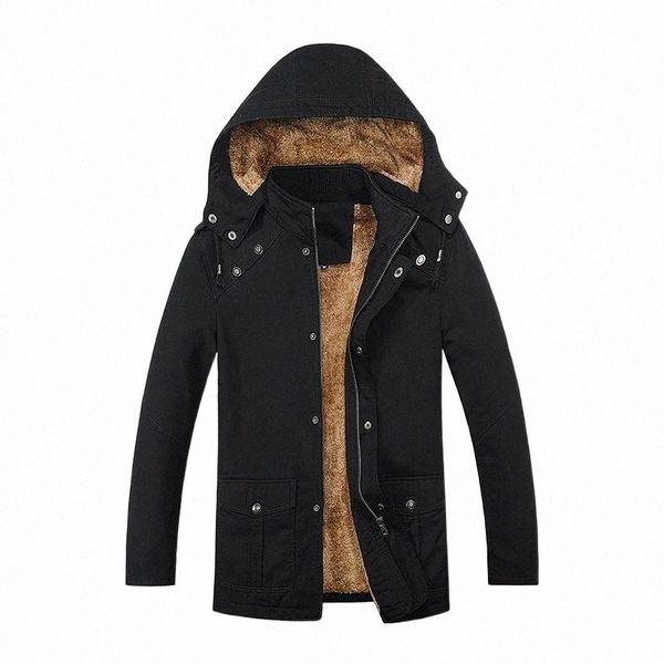 men's jackets winter jacket cotton add velvet warm parka coat casual faux fur hooded fleece long male windbreaker men b1ga#, Black;brown
men's jackets winter jacket cotton add velvet warm parka coat casual faux fur hooded fleece long male windbreaker men b1ga#, Black;brown