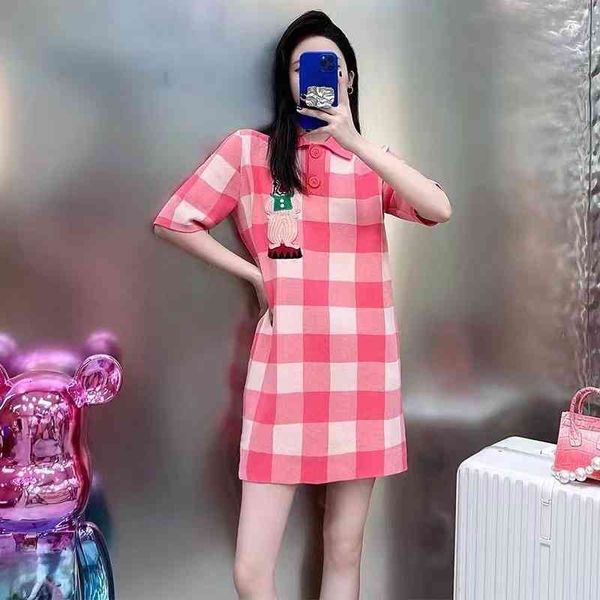 casual dresses polo dress women's summer design sense knitted loose thin checkerboard skirt pink, Black;gray
casual dresses polo dress women's summer design sense knitted loose thin checkerboard skirt pink, Black;gray