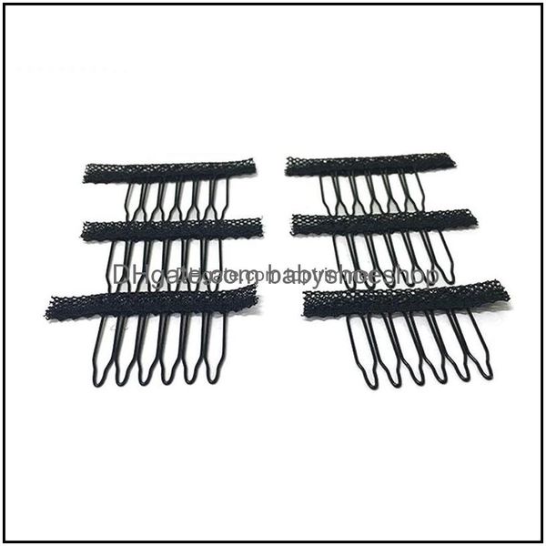 factory wholesale black color lace wrap 6 teeth combs wire spring comb wig add to cap clip for drop delivery 2021 hair extension clips acces, Black;brown
factory wholesale black color lace wrap 6 teeth combs wire spring comb wig add to cap clip for drop delivery 2021 hair extension clips acces, Black;brown