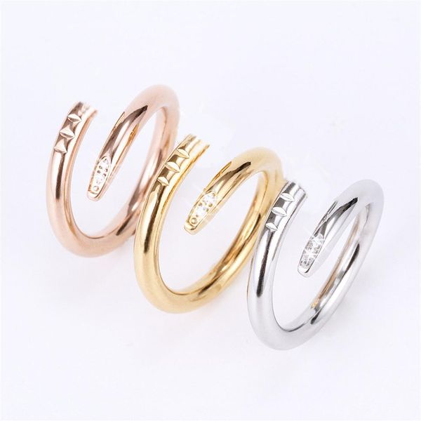 love rings womens jewelry titanium steel single nail ring european and american fashion street hip hop casual couple classic gold 233d, Silver
love rings womens jewelry titanium steel single nail ring european and american fashion street hip hop casual couple classic gold 233d, Silver