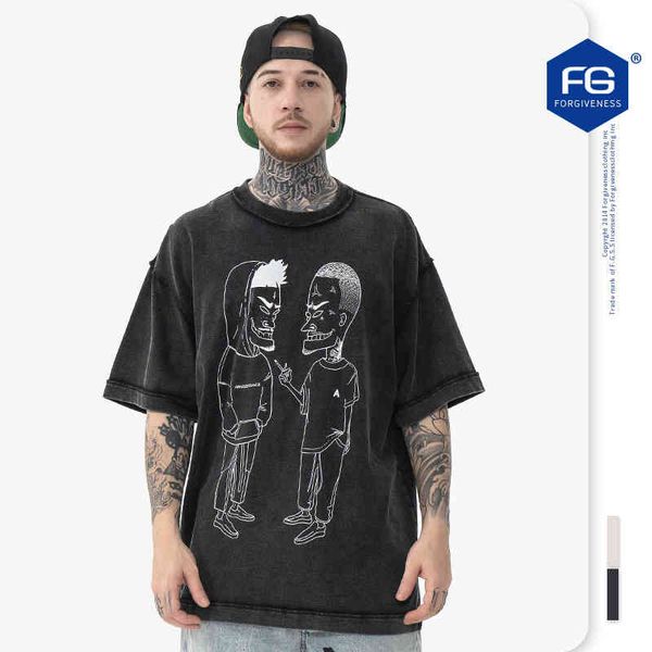 men's t-shirts fg menswear spring and summer products chaopai high street graffiti portrait printing washed short sleeve t-shirt men h3, White;black
men's t-shirts fg menswear spring and summer products chaopai high street graffiti portrait printing washed short sleeve t-shirt men h3, White;black
