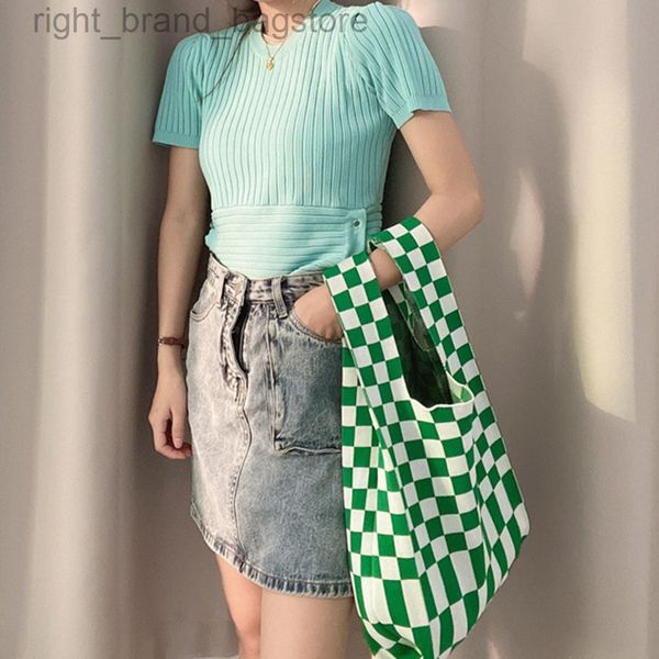 brands woven crochet shoulder bag designer plaid knitting women handbag big tote shopper bag crossbody bags for women 2021 purse w220813
brands woven crochet shoulder bag designer plaid knitting women handbag big tote shopper bag crossbody bags for women 2021 purse w220813