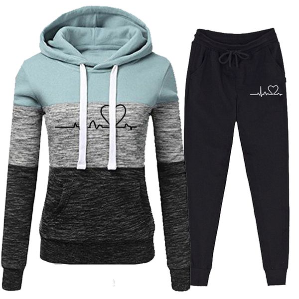 fashion women two pieces tracksuit sweatshirts pullover hoodies suit female jogger pants outfits sweatsuits sport suits 220718, White
fashion women two pieces tracksuit sweatshirts pullover hoodies suit female jogger pants outfits sweatsuits sport suits 220718, White