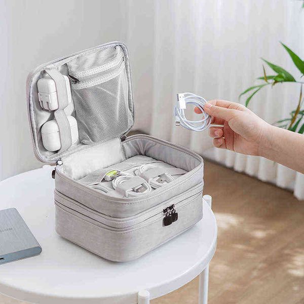 can order new double-layer digital bag storage european simple large capacity portable waterproof travel 220518
can order new double-layer digital bag storage european simple large capacity portable waterproof travel 220518