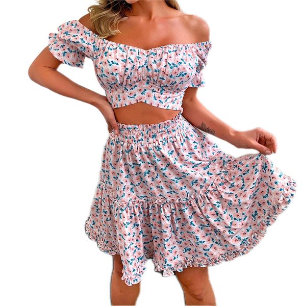 work dresses two piece set women 2022 summer bohemian floral skirts off shoulder short sleeve crop + a-line skirt 2pcs sets female, White;black
work dresses two piece set women 2022 summer bohemian floral skirts off shoulder short sleeve crop + a-line skirt 2pcs sets female, White;black