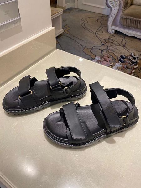 women fashion classic design sandals real leather fabric beautiful appearance comfortable foot feeling wear resistance, Black
women fashion classic design sandals real leather fabric beautiful appearance comfortable foot feeling wear resistance, Black
