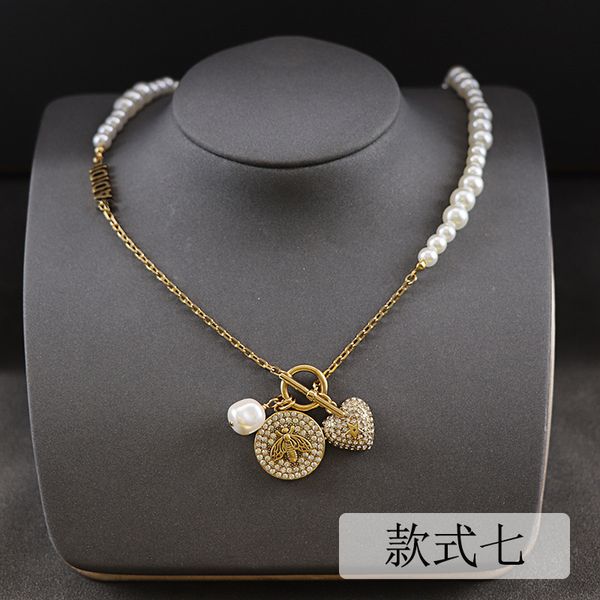 new designed women's d letter pendant necklace 18k gold plated retro brass celebrity ladies necklaces earring studs luxurious designer, Silver
new designed women's d letter pendant necklace 18k gold plated retro brass celebrity ladies necklaces earring studs luxurious designer, Silver