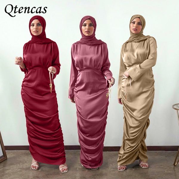 eid mubarak muslim fashion hijab dress satin dubai abaya turkey abayas for women turkish dresses islam kaftan robe musulmans, Red
eid mubarak muslim fashion hijab dress satin dubai abaya turkey abayas for women turkish dresses islam kaftan robe musulmans, Red