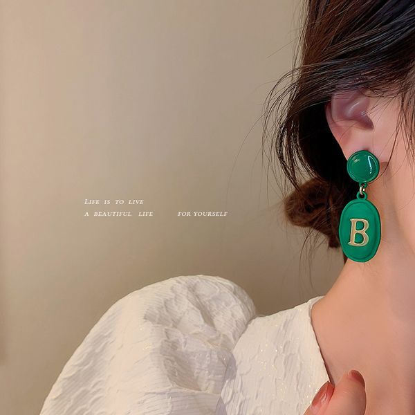 925 silver needle letter geometric earrings for women korean style retro elegant earrings personalized artistic eardrop, Golden
925 silver needle letter geometric earrings for women korean style retro elegant earrings personalized artistic eardrop, Golden