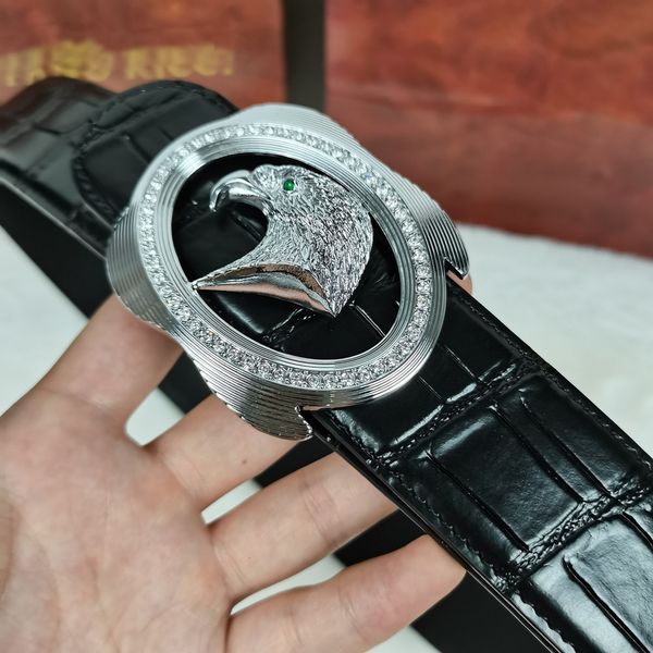 stefanoricc man belt designer luxury brand crocodile leather genuine belts official waistband factory direct sales retro couple 3.8 cm, Black;brown
stefanoricc man belt designer luxury brand crocodile leather genuine belts official waistband factory direct sales retro couple 3.8 cm, Black;brown