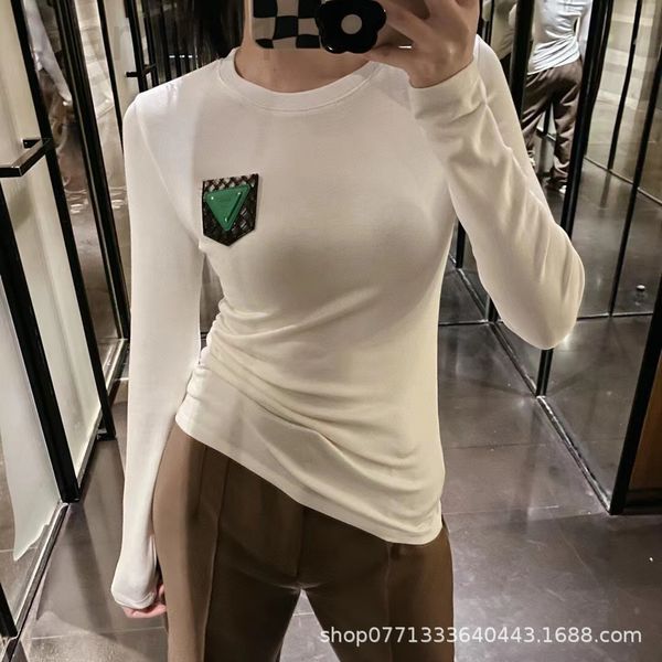 women's knits & tees designer chaopai 22 early spring new bottomed shirt cotton elastic nice classic inverted triangle slim eb4u2022, White
women's knits & tees designer chaopai 22 early spring new bottomed shirt cotton elastic nice classic inverted triangle slim eb4u2022, White