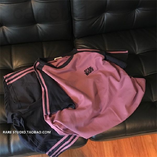 women's tracksuits designer sports suit female 2022 summer korean fashion short sleeve wide leg shorts loose and thin student leisure t, Gray
women's tracksuits designer sports suit female 2022 summer korean fashion short sleeve wide leg shorts loose and thin student leisure t, Gray