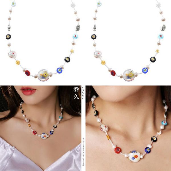 elegant clavicle chain pendant necklaces freshwater pearl necklace female niche design pure handmade glazed colorf beaded sweater jllfdv, Silver
elegant clavicle chain pendant necklaces freshwater pearl necklace female niche design pure handmade glazed colorf beaded sweater jllfdv, Silver