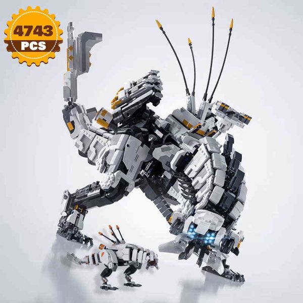 moc popular game horizon zero dawned thunder jaw blocks mechanical monster action dragon dinosaur building block child boy toy aa220317
moc popular game horizon zero dawned thunder jaw blocks mechanical monster action dragon dinosaur building block child boy toy aa220317