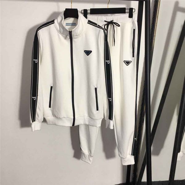 casual triangle zipper jacket tracksuits metal triangle long sleeve sports suit elastic waist pants 2 piece set, Gray
casual triangle zipper jacket tracksuits metal triangle long sleeve sports suit elastic waist pants 2 piece set, Gray