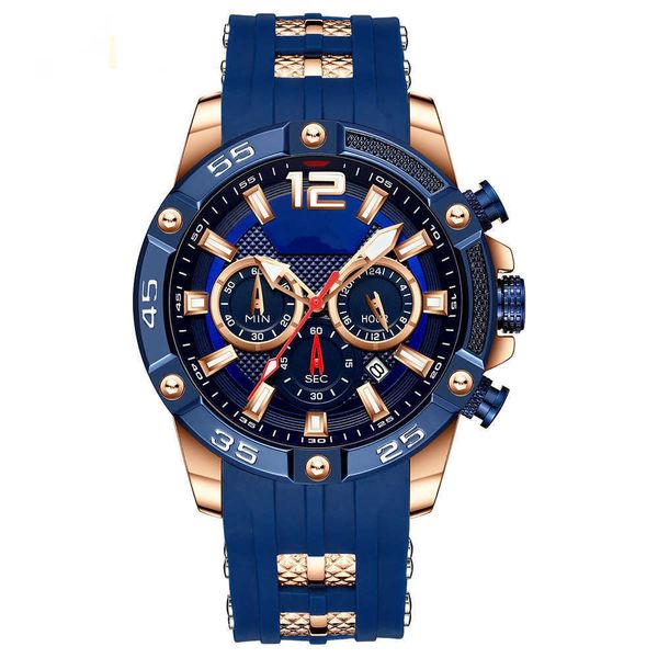 fashion womens military watch men's multifunctional stainless steel waterproof complete day watch montre relogio t200311, Slivery;brown
fashion womens military watch men's multifunctional stainless steel waterproof complete day watch montre relogio t200311, Slivery;brown