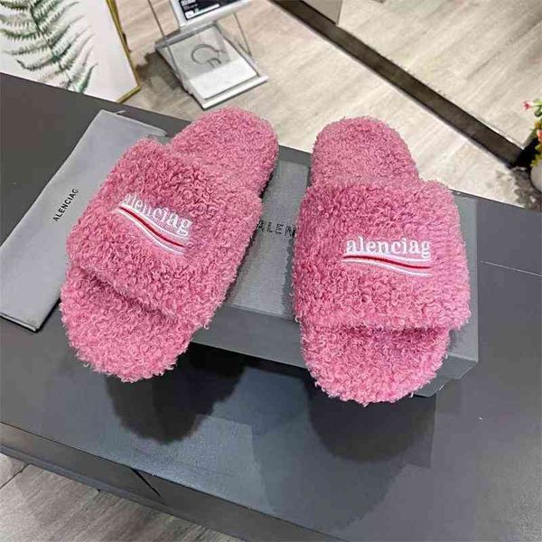 slippers autumn and winter b family woolen slippers women's one word cola embroidered letters flat bottom casual paris shoes~, Black
slippers autumn and winter b family woolen slippers women's one word cola embroidered letters flat bottom casual paris shoes~, Black
