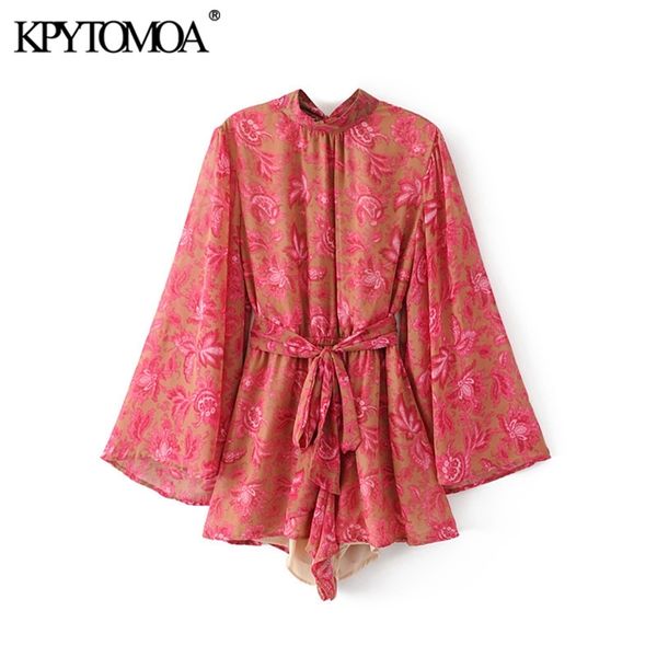 kpytomoa women boho fashion floral print bow tie sashes playsuits vintage flare sleeve backless beach female short jumpsuits t200704, Black;white
kpytomoa women boho fashion floral print bow tie sashes playsuits vintage flare sleeve backless beach female short jumpsuits t200704, Black;white