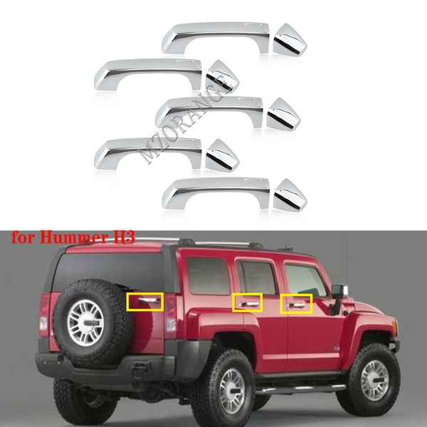 for hummer h3 2006 -2010 h3t car door handle set covers chrome exterior parts trim bezel chrome 2007 08 09 front & rear set of 5
for hummer h3 2006 -2010 h3t car door handle set covers chrome exterior parts trim bezel chrome 2007 08 09 front & rear set of 5