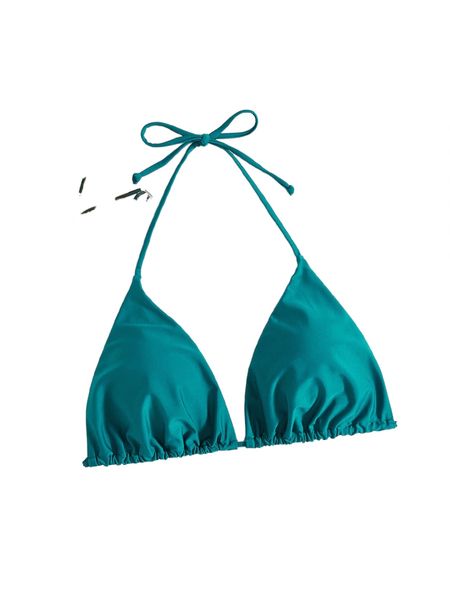 plus tie back halter triangle bikini u9at#, Black
plus tie back halter triangle bikini u9at#, Black