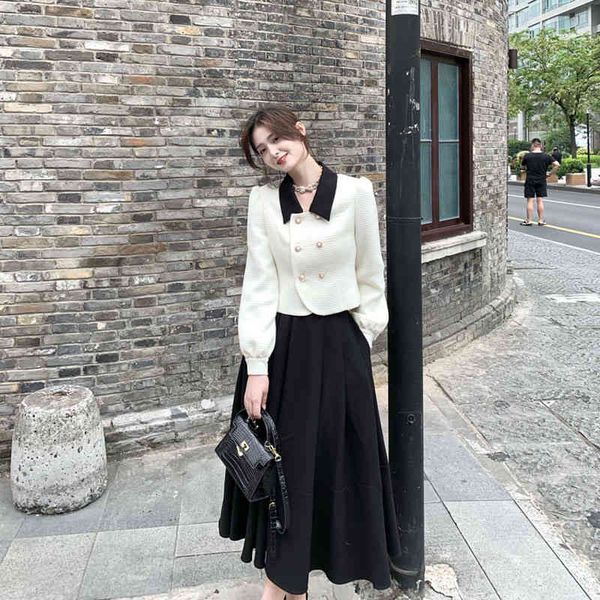 women's tracksuits half skirt suit women's spring and autumn style temperament small fragrance a-shaped high waist pleated two-pie, Gray
women's tracksuits half skirt suit women's spring and autumn style temperament small fragrance a-shaped high waist pleated two-pie, Gray