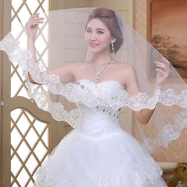 bridal veils 1.5x1.1cm white/ivory wedding veil weddings accessories sequins hem bridal head no with comb, Black
bridal veils 1.5x1.1cm white/ivory wedding veil weddings accessories sequins hem bridal head no with comb, Black