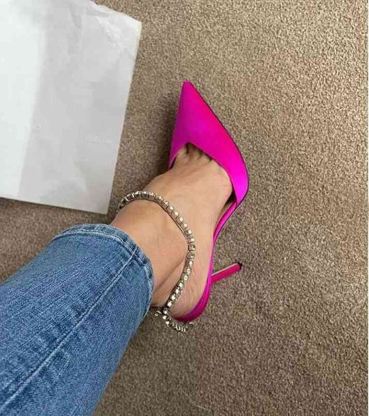 sandals luxurious ladies dress shoes pumps women's high heels crystals ankle strap pointed toe saeda 100mm crystal-embellished satin pu, Black
sandals luxurious ladies dress shoes pumps women's high heels crystals ankle strap pointed toe saeda 100mm crystal-embellished satin pu, Black
