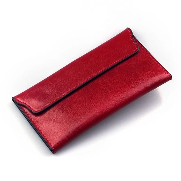 nigedu brand genuine leather women wallet long thin purse cowhide multiple cards holder clutch bag fashion standard 220421, Red;black
nigedu brand genuine leather women wallet long thin purse cowhide multiple cards holder clutch bag fashion standard 220421, Red;black