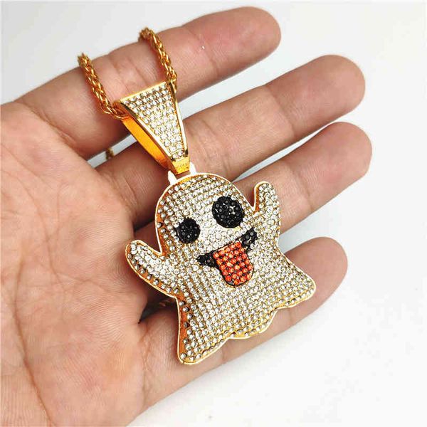 ghost tongue size black eyes funny expression street trendy man zircon hip hop pendant necklace jewelry, Silver
ghost tongue size black eyes funny expression street trendy man zircon hip hop pendant necklace jewelry, Silver